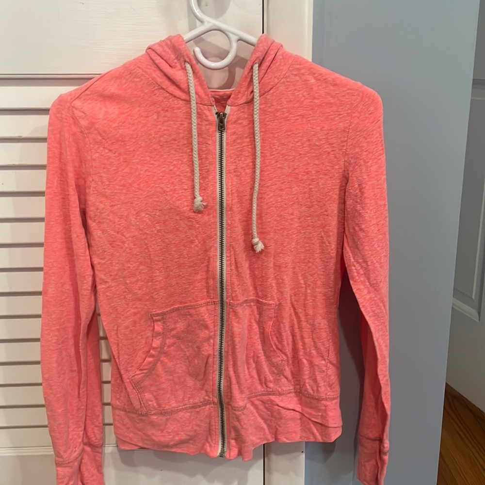 Pink thin hoodie